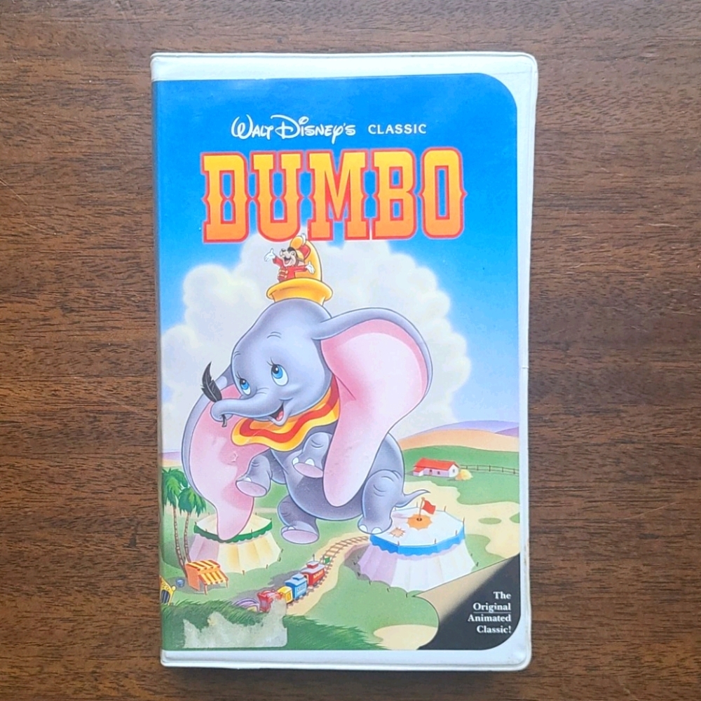 Rare Disney Dumbo VHS movie Black Diamond